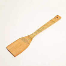 30cm Healthy Bamboo Wooden Kitchen Spatula Spoon Turner Cooking Utensil Tool