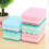 5Pcs Thick Wavy Antibacterial Kitchen Sponge Brush Scouring Pads Dish Towels 4