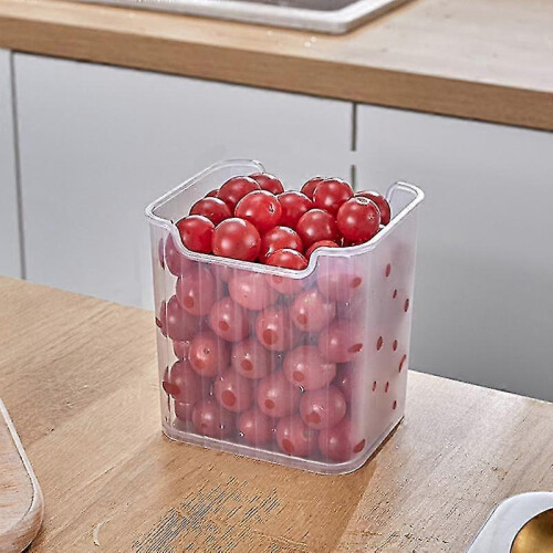 Storage Basket Vertical Design Space-saving High Capacity Refrigerator Side Door Organizer for Refri 1