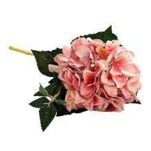 1Pc Artificial Hydrangea Fade-resistant Realistic Vibrant Color Photography Accessory Faux Silk Flow