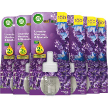 Air Wick Electrical Air Freshener Refill, Lavender Meadow & Bluebells, 19ml x 6