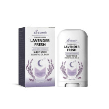 Lavender Sleep Stick - Natural Relaxing Balm for Better Sleep, Muscle Relaxation & Aromatherapy, Portable 20g