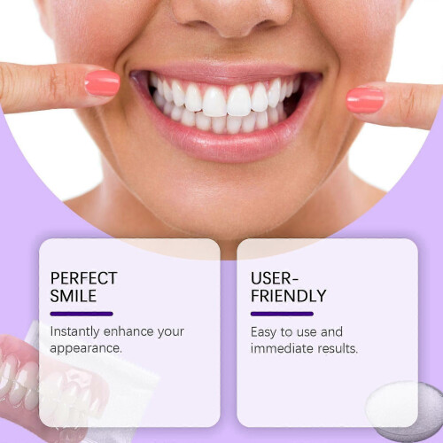 Detachable Denture Modification Braces Kit  Reusable Tooth Enhancement Teeth Fit Comfort Set 2