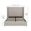 (Double, Charcoal) Noah Charcoal Ottoman Bed Frame 3