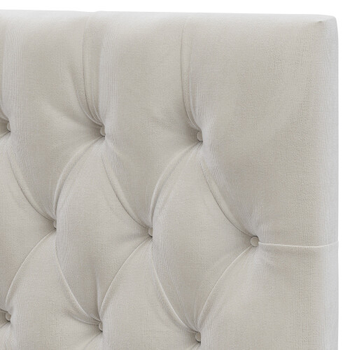 (Double, Ivory) Elizabeth Ottoman Bed Frame 2