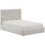 (Double, Ivory) Elizabeth Ottoman Bed Frame 5
