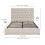 (Double, Ivory) Elizabeth Ottoman Bed Frame 8