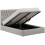 (Double, Stone Grey) Elizabeth Ottoman Bed Frame 2