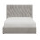 (King, Stone Grey) Elizabeth Ottoman Bed Frame 6