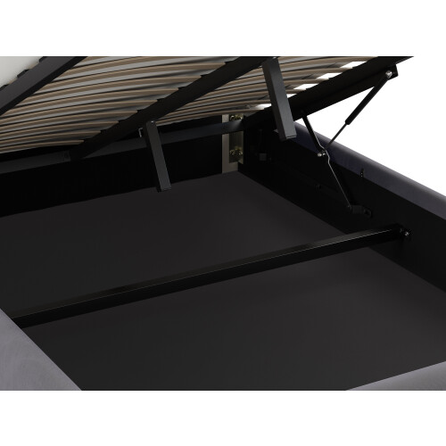 (Double, Charcoal) Elizabeth Ottoman Bed Frame 2