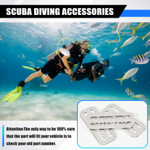 10 Sztuk Scuba Diving Weight Belt Slide Keeper Ring TaśMy Uprząż Pas UstalająCy Korek Freediving Accessoires