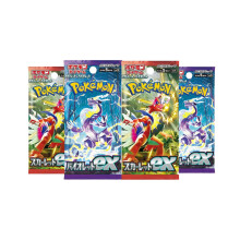 Pokemon Cards Scarlet and Violet, Japanese Scarlet ex - Booster Bundle including 4 Pokemon Booster Packs - TCYM Product