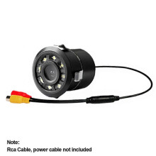 (8LED Round) Car Rear View Camera Night Vision Reversing Auto Parking Camera IP68 Waterproof CCD LED Auto Backup Monitor 170 Degree HD Image