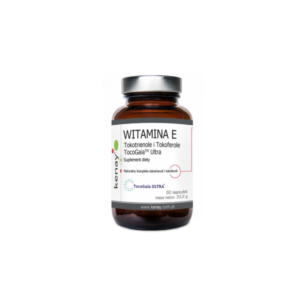 KENAY Vitamin E Tocotrienols and Tocopherols TocoGaia™ Ultra 60 capsules - Image 3