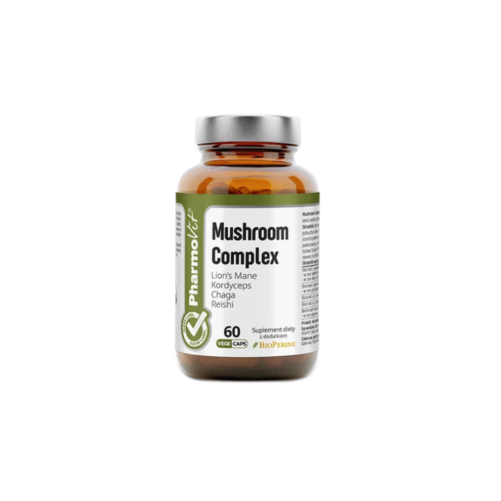 PharmoVit Mushroom Complex capsules, 60 pcs. - Image 2