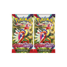 Pokemon Cards Scarlet and Violet, English Scarlet ex - Booster Bundle including 2 Pokemon Booster Packs - TCYM Product