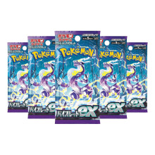 Pokemon Cards Scarlet and Violet, Japanese Violet ex - Booster Bundle including 5 Pokemon Booster Packs - TCYM Product