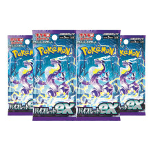 Pokemon Cards Scarlet and Violet, Japanese Violet ex - Booster Bundle including 4 Pokemon Booster Packs - TCYM Product