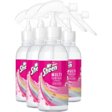 Mr Sheen Aerosol Free Spray - 237ml - Cherry Blossom Mist - Pack of 4