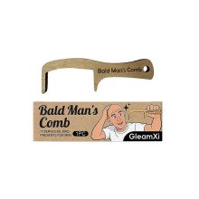 Gleamxi Bald-Headed Fun Comb, A Quirky And Creative Gift for Men In Daily Life, A Wooden Comb for Scalp Massage
