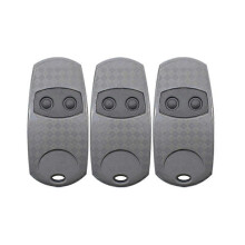 (grey)3PCS Garage Door Opener TOP 432EE 433.92MHz Copy Remote Control Gate Controller Opener