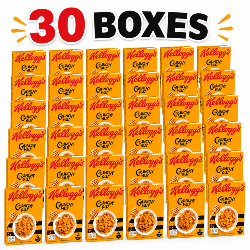 (Crunchy Nut 35g, 30) Kellogg’s Breakfast Cereal Mini Portions
