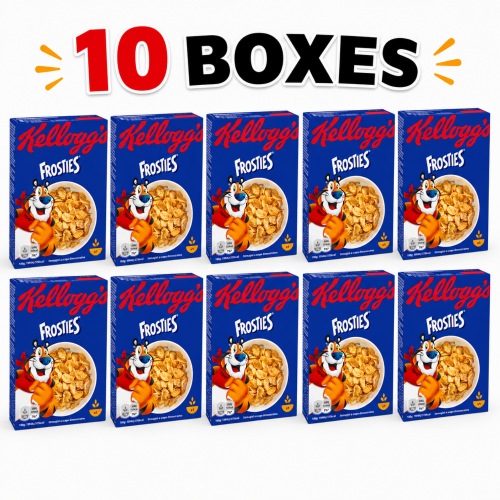(Frosties 35g, 10) Kellogg’s Breakfast Cereal Mini Portions