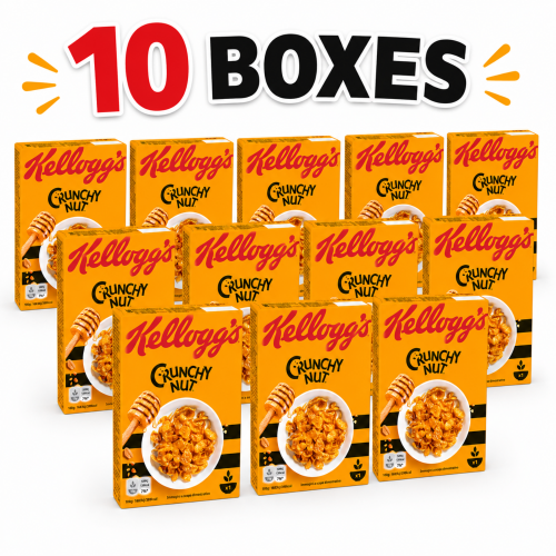 (Crunchy Nut 35g, 10) Kellogg’s Breakfast Cereal Mini Portions