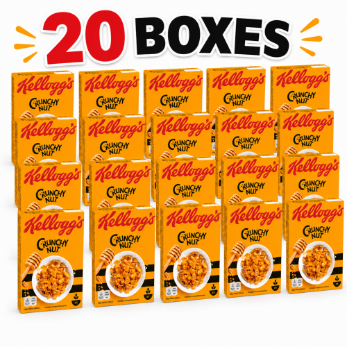 (Crunchy Nut 35g, 20) Kellogg’s Breakfast Cereal Mini Portions