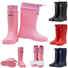 (Pink, EU 31) ZORAX Kids Wellington Boots Rain Wellies Comfortable Waterproof