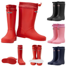 (Red, EU 29) ZORAX Kids Wellington Boots Rain Wellies Comfortable Waterproof