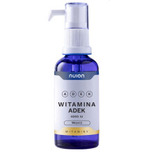 Puromedica NUION ADEK Vitamin A D3 4000 IU E K2 MK7 drops 190 PORTIONS