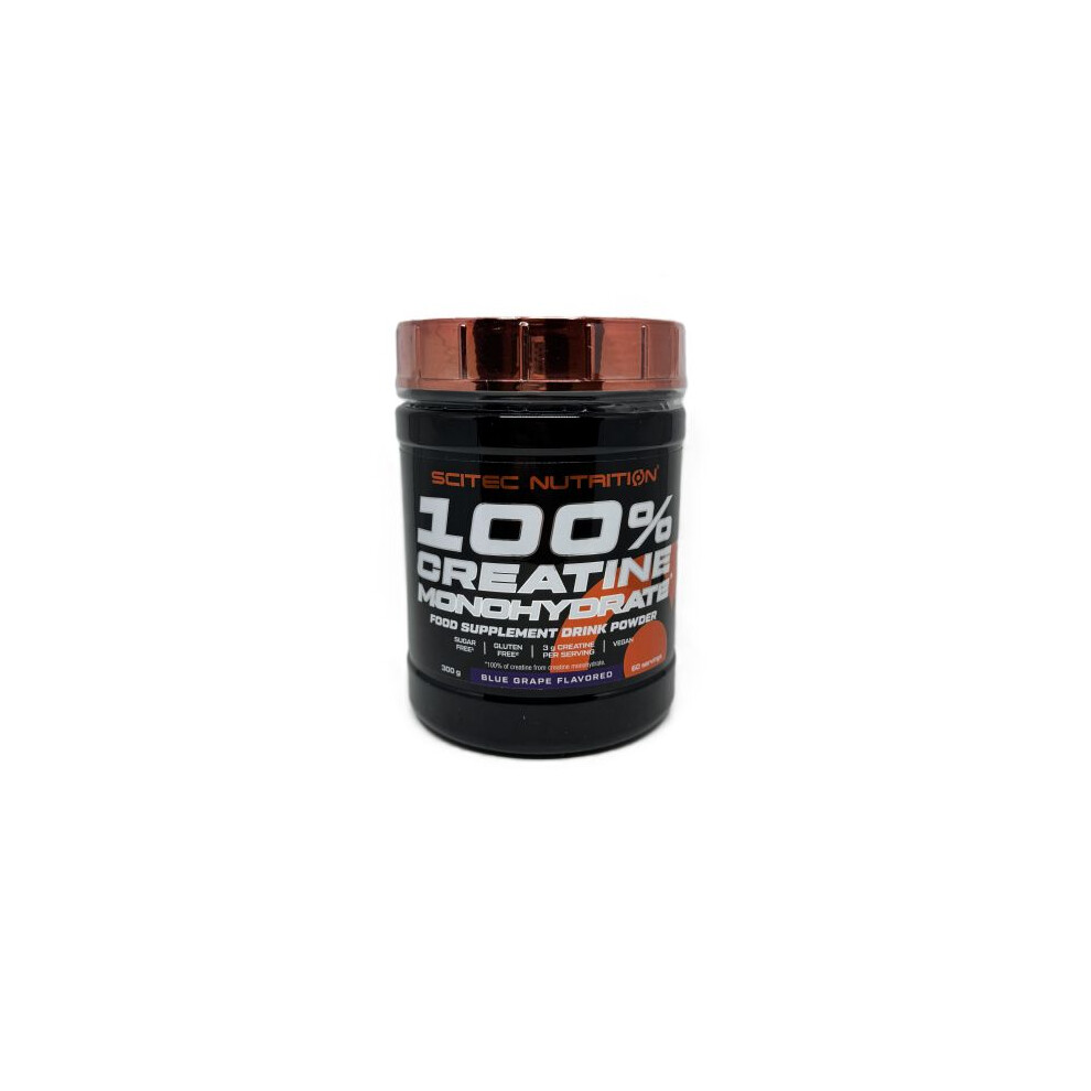 Scitec 100% Creatine Monohydrate 300G-Blue Grape - Image 3