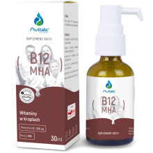 ALINESS Avitale VITAMIN B12 MHA drops 200mcg ACTIVE FORMS 600 servings