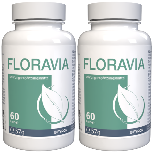 Floravia - 120 Capsule (2x 60 Capsule), Confezione da 2