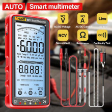 ANENG 681 Multimètre Numérique Professionnel, Rechargeable par USB, Détection sans contact, Écran LCD, 6000 counts