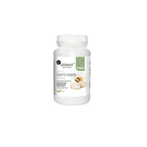 Aliness Lion's Mane Extract 400 Mg, 90 Capsules