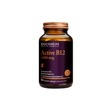 P* Doctor Life Active B12 1000 Mcg, Active B12 Methylcobalamin, 60 Capsules Expiry Date: 08.05.2027
