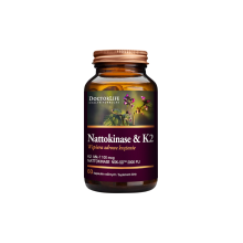 Doctor Life Nattokinase & K2 - K2 Mk-7 100mcg & Nattokinase Nsk-sd 2000fu, 60 Capsules