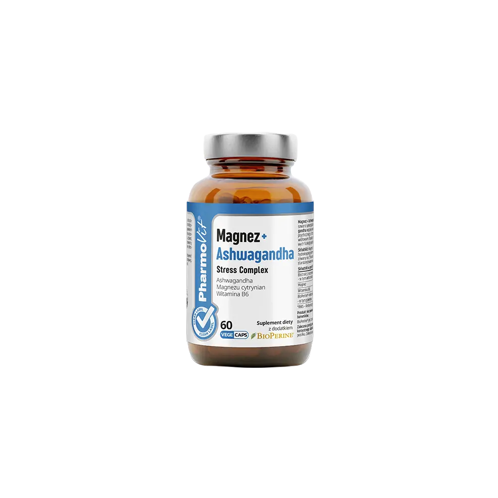 Pharmovit Magnesium + Ashwagandha capsules 60 pcs. - Image 3
