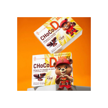 Pharmaverum Vitamin D3 Chocod Chewable Capsules With Chocolate Filling, 30 Capsules