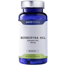 Puromedica Berberine HCl Extract 400mg SUGAR LEVEL Metabolism HEART