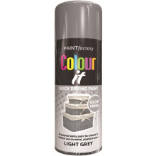 RAPIDE PF Colour It Spray Paint Performance Quick Drying Wood Litght Grey 400ml