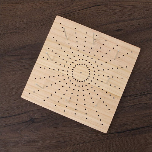 40x40cm Double Sided Crochet Blocking Board with 8 Pegs for Perfect Granny Squares 1