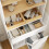 SoBuy Colonne SdB Blanche Éclairage BZR241-E-W 9