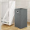 SoBuy Colonne SdB Blanche Éclairage BZR241-E-W 13
