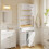 SoBuy Colonne SdB Blanche Éclairage BZR241-E-W 15