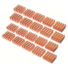 20PCS Pure Copper Chipset Heatsink Radiator Cooling Fin with Thermal Tape for Motherboard, Chipset, Memory & GPU Cooling