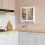 SoBuy Armoire Murale Blanche 2 Portes Vitrées LED 16