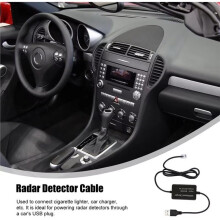 USB to Rj11 Plug Cable Detector Power Cable Thickened USB Plug Connect to Car Charger Fit Most